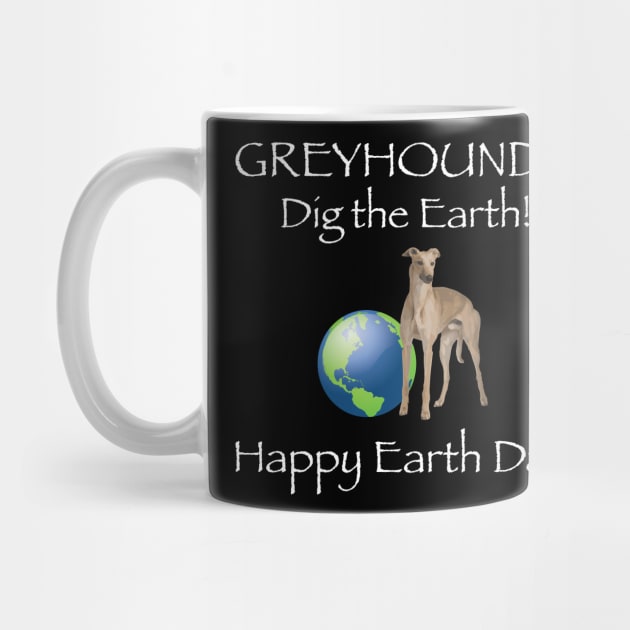 Greyhound Earth Day Awareness T-Shirt by bbreidenbach